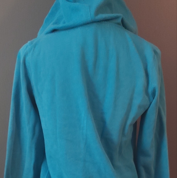 Moschino Blue Hoodie with front zipper and a Hoodie. Size Sm/med can fit a med 2 - Picture 6 of 13